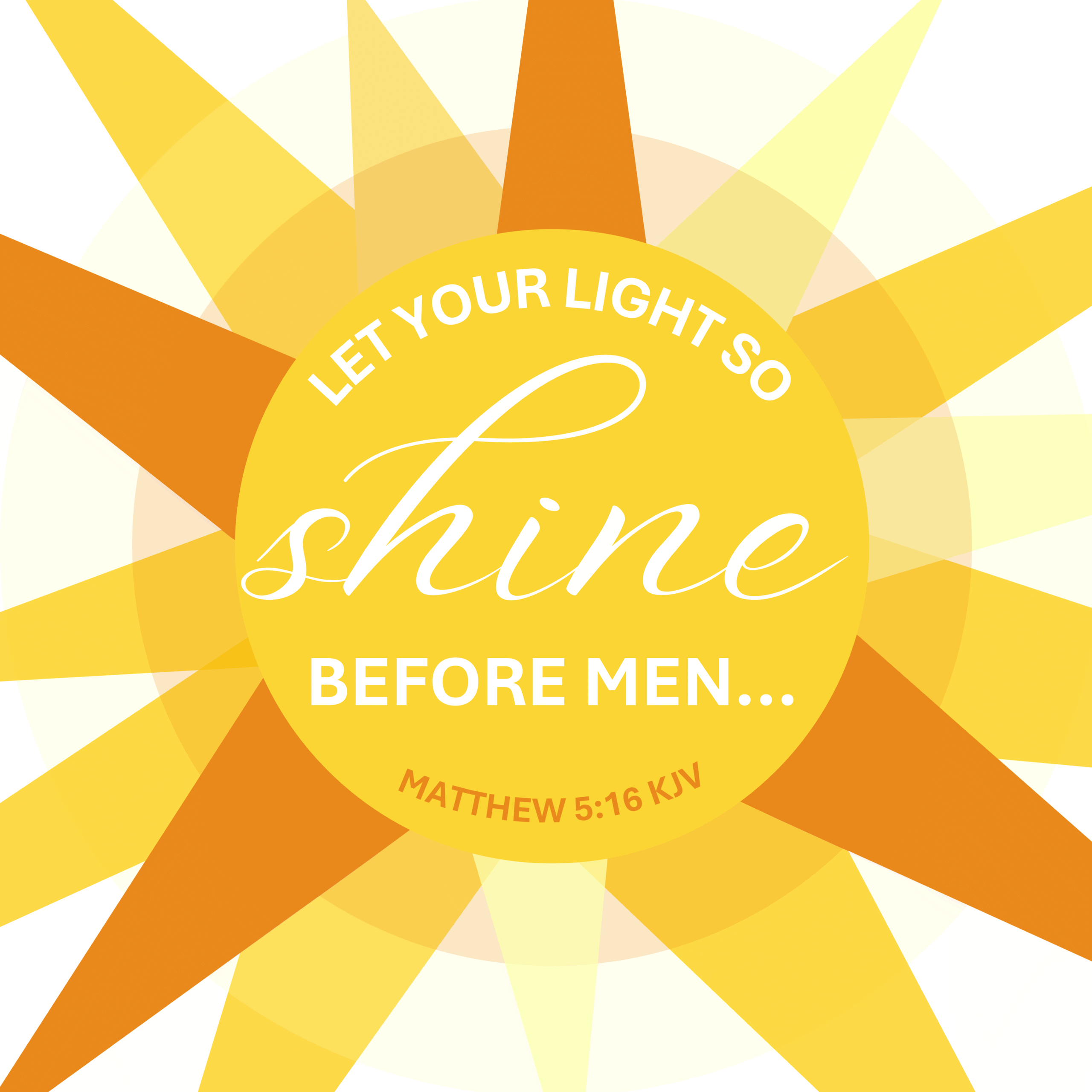Let your light shine before men | e-Card